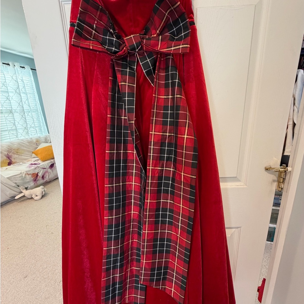 The Children's Place Red Plaid Maxi Dress